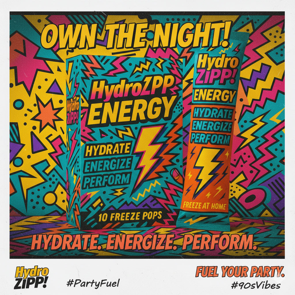 HydroZiPP! ENERGY — Hydrate. Energize. Perform. (10 Pack)